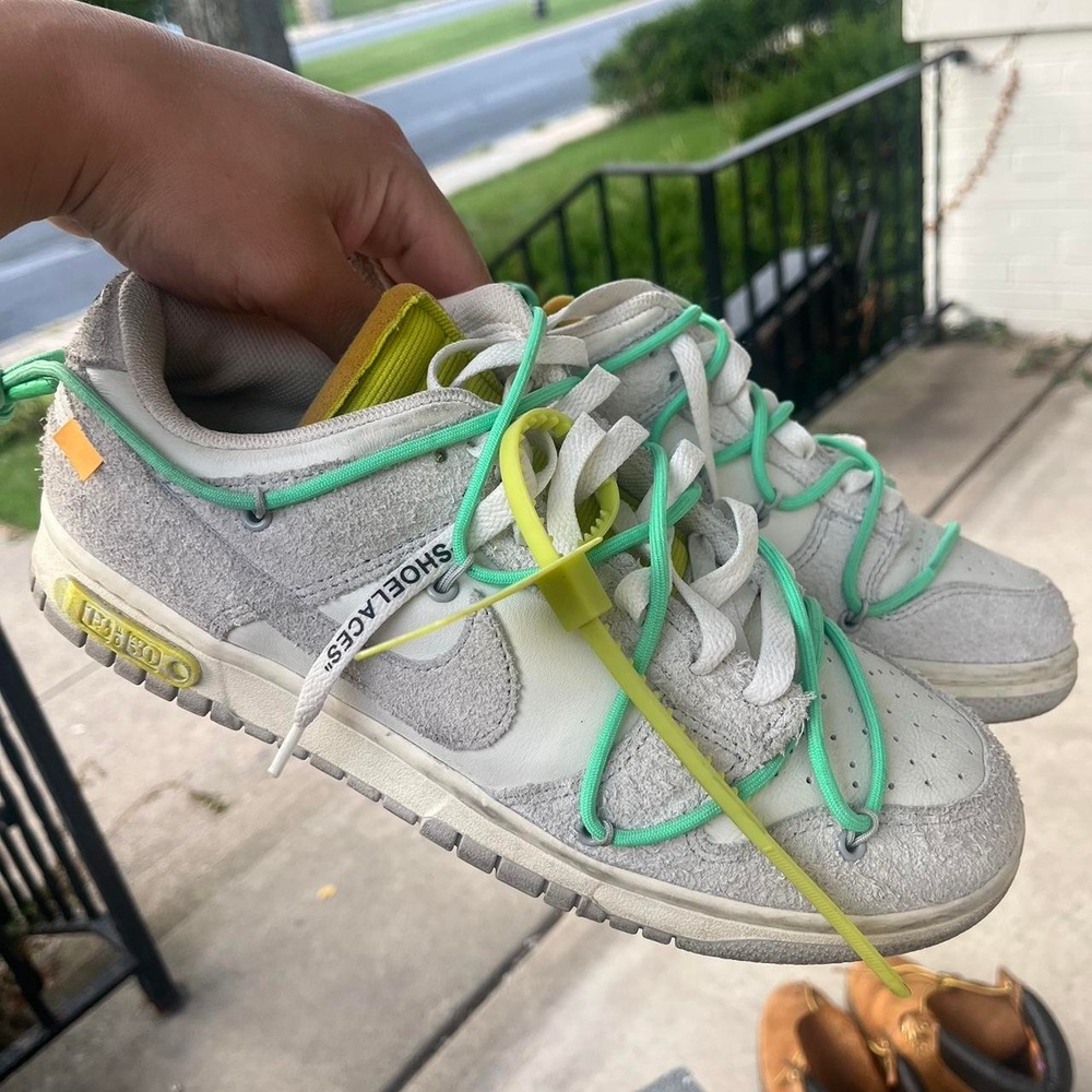 Nike X Off White Dunk Low "14/50" size 9